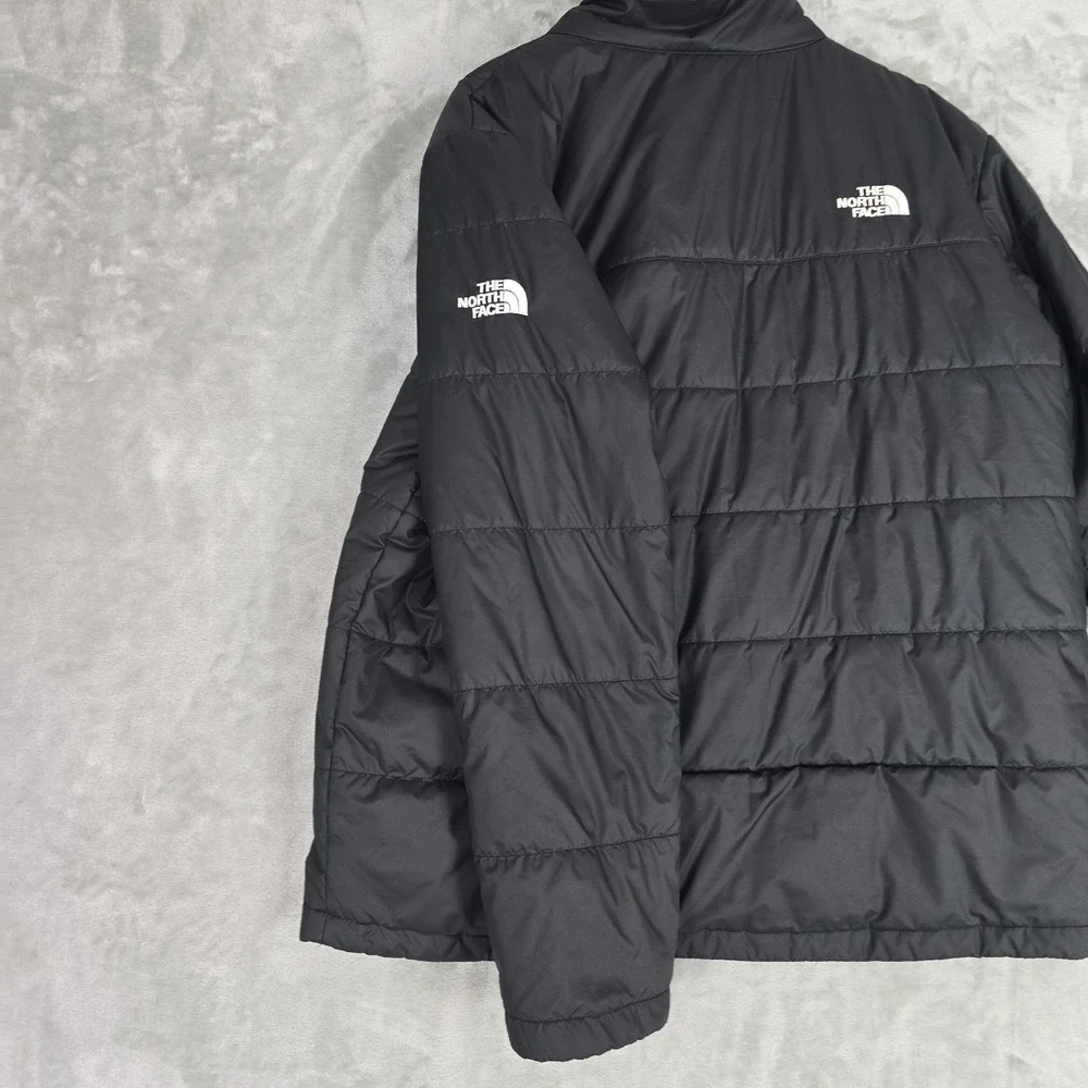 The North Face Mens Everyday Insulated Puffer Jacket XL Black Logo